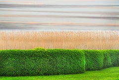 Louse Point, East Hampton,  Abstract Photography in Green and Beige
