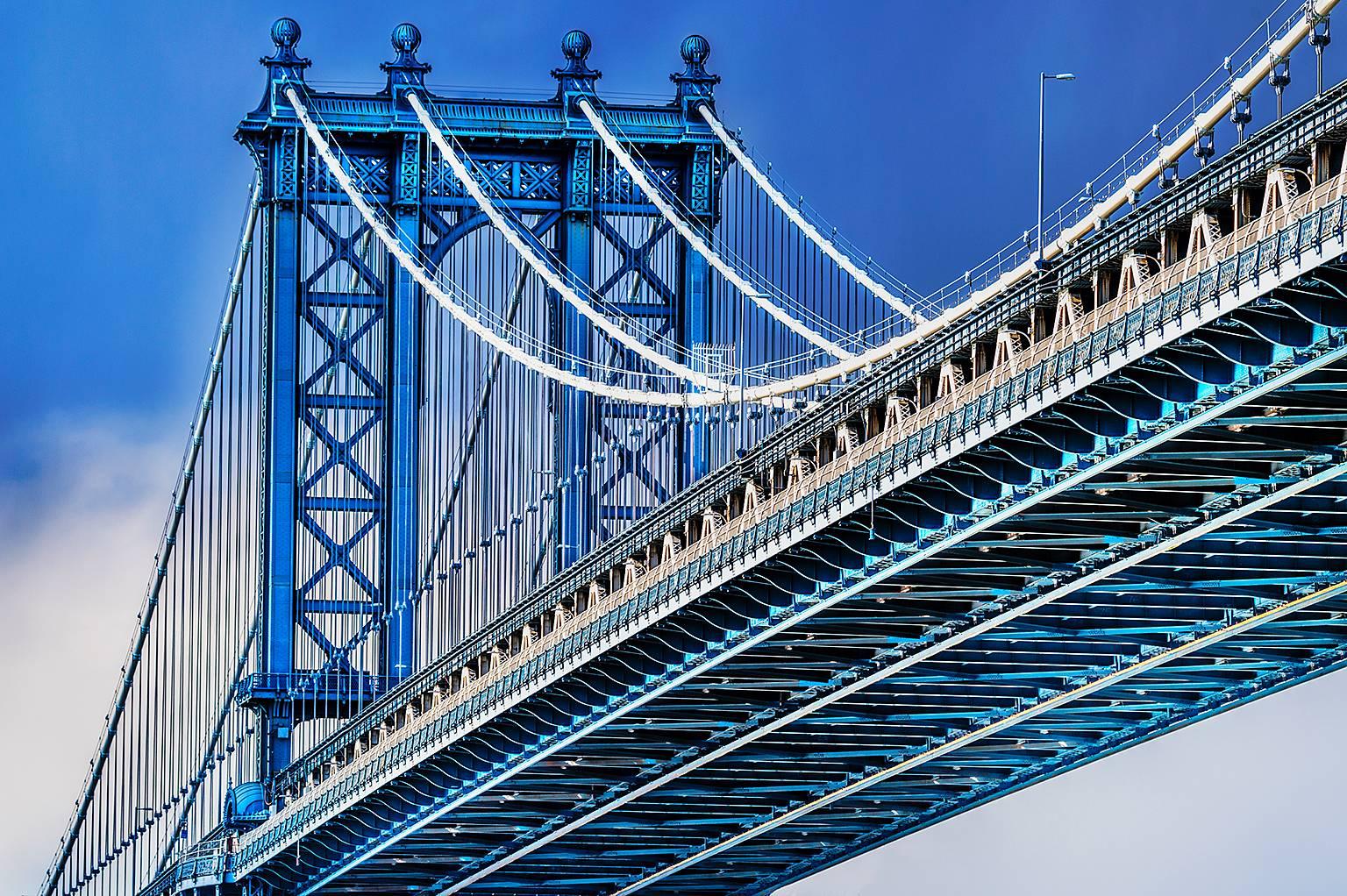 Le pont de Manhattan,  Paysage urbain de Mitchell Funk
