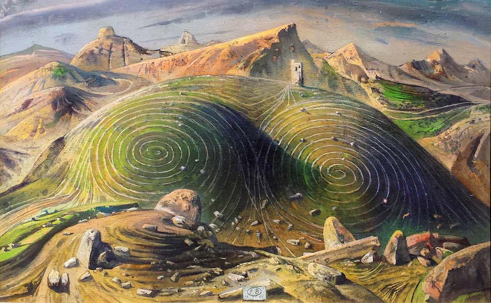 Mother Earth "Sicilian Landscape II "