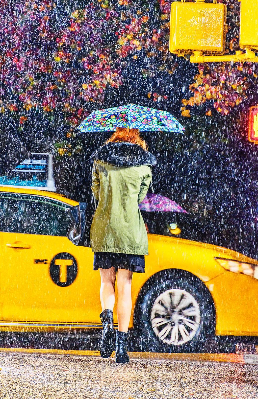 Abstract Photograph de Mitchell Funk - Nueva York: Beautiful Rain