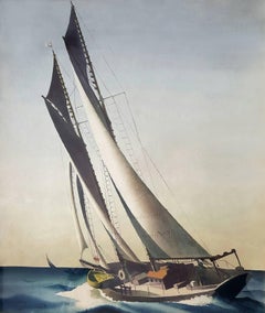 Sailboat on Blue Sea