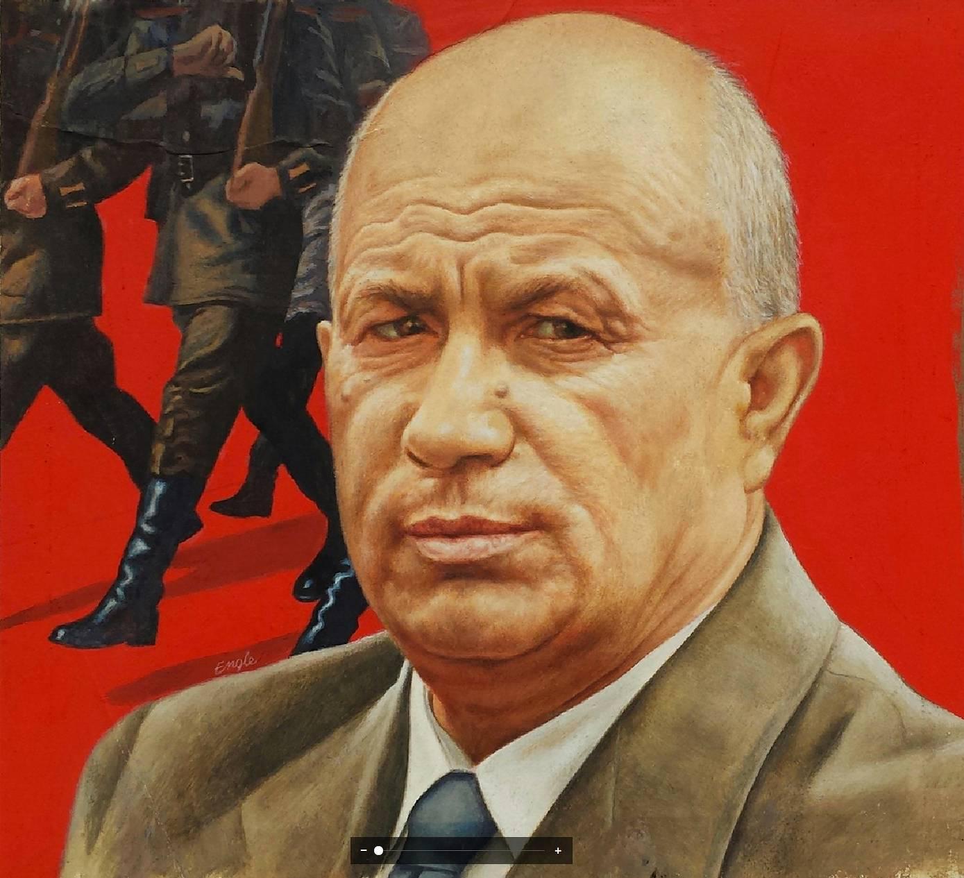 Cover of Newsweek, Kruschev, Russia  March 16th 1959 