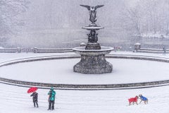 Bethesda Fountain in the Snow
