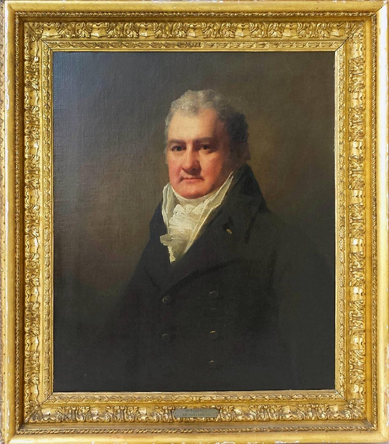Sir Henry Raeburn Portrait Painting - Half Length Portrait of Mr. Robertson of Edinburgh