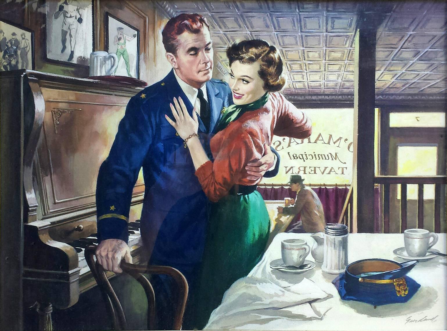 LA TAVERNA MUNICIPAL DE O MARA - Ilustración del Saturday Evening Post