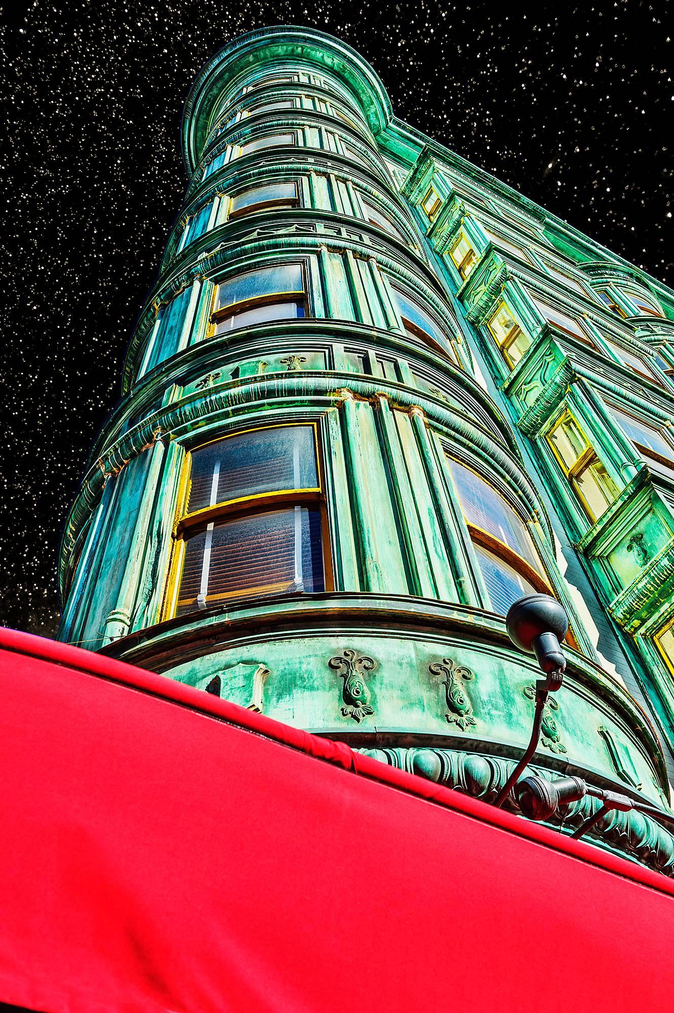 Mitchell Funk Color Photograph - Sentinel Building
