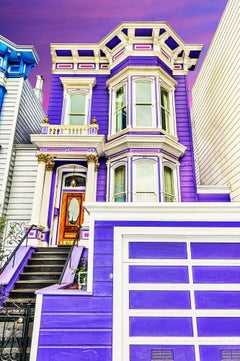 Lila viktorianische Häuser San Francisco – Die bemalten Damen