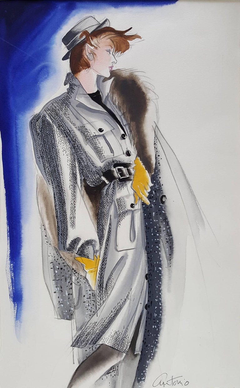 Antonio Lopez Vogue USA, Fashion Illustration Hispanic Artist