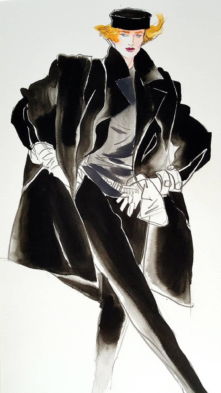 Antonio Lopez Vogue Magazine Fashion Illustration (Stephen Sprouse
