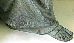 Bronze Maiden with Flowers
