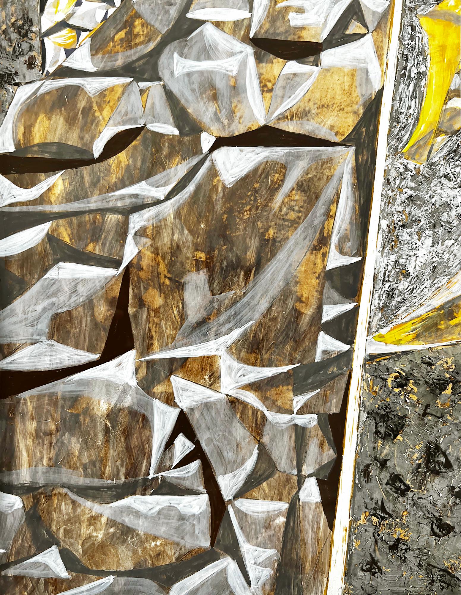 Abstract Military Rocks John Atherton - Thought Provoking Rock Quarry - Mid Century Abstract ...