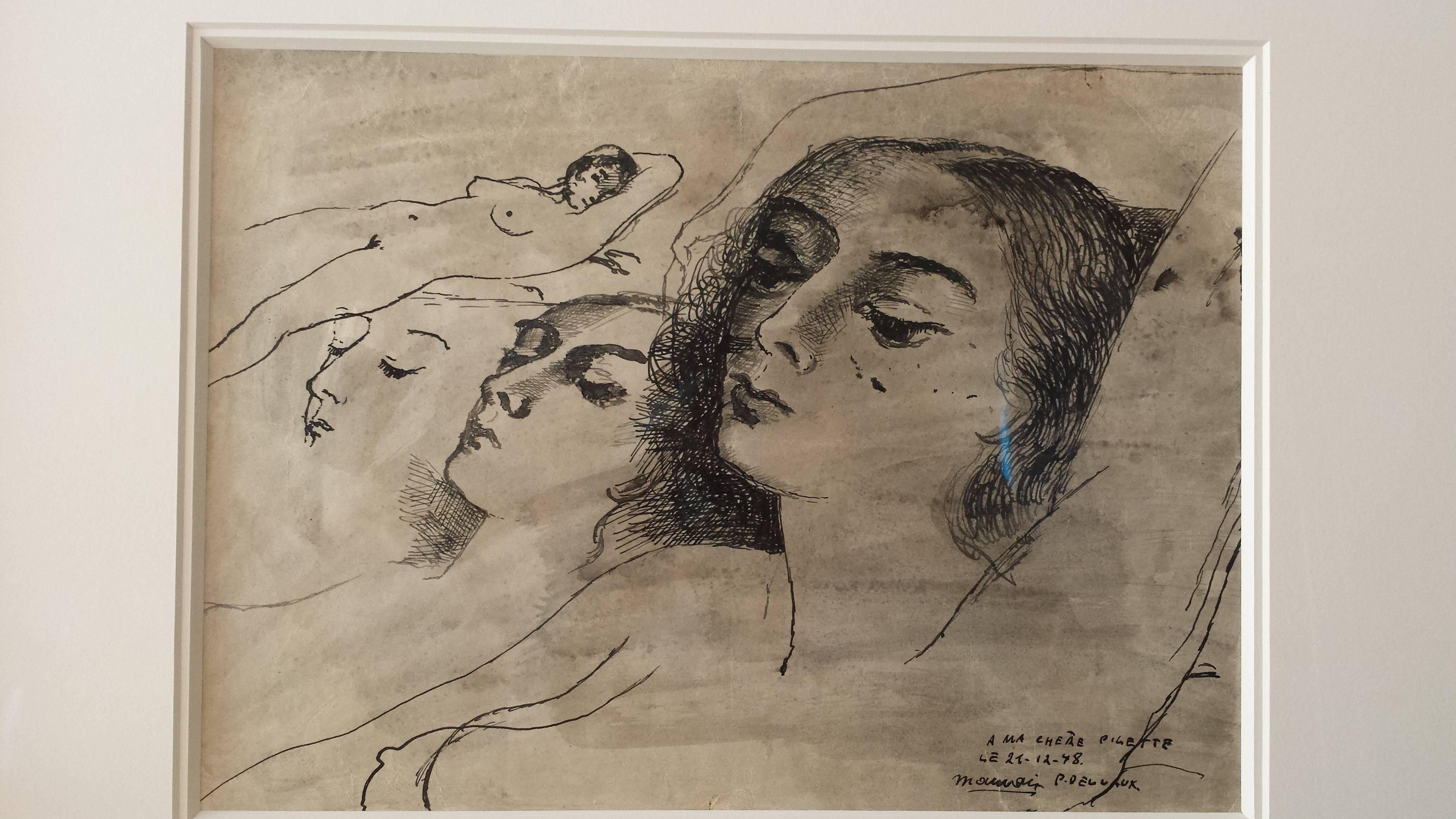 A Ma Cherie Pilette - Art di Paul Delvaux