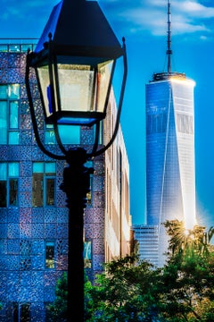Le One World Trade Center vu depuis Washington Square Park, tirage photographique en couleur