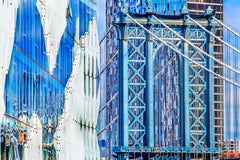 Manhattan Bridge Abstract Photography, Signed, 3/15, Hahnemühle Print