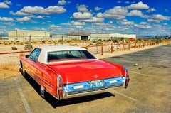Vintage Cadillac In Las Vegas Parking Lot, Fine Art Color Print , 3/15 Edition