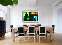 Businessmen Silhouettes Abstract In Lower Manhattan, Fine Art Color Print