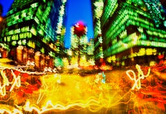 Frenetic Blur Car Lights On Park Ave, NYC Fine Art Print Hahnemuhle Paper