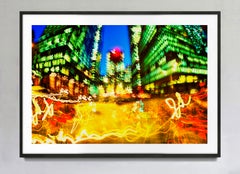 „Frenetic Blur“ – Autoscheinwerfer auf der Park Avenue, NYC – Kunstdruck auf Hahnemühle-Papier