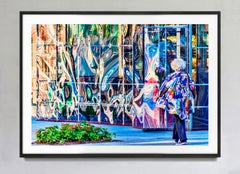 Straßenfoto aus NYC mit abstrakten Spiegelungen, Kunstdruck, signiert, 3/15