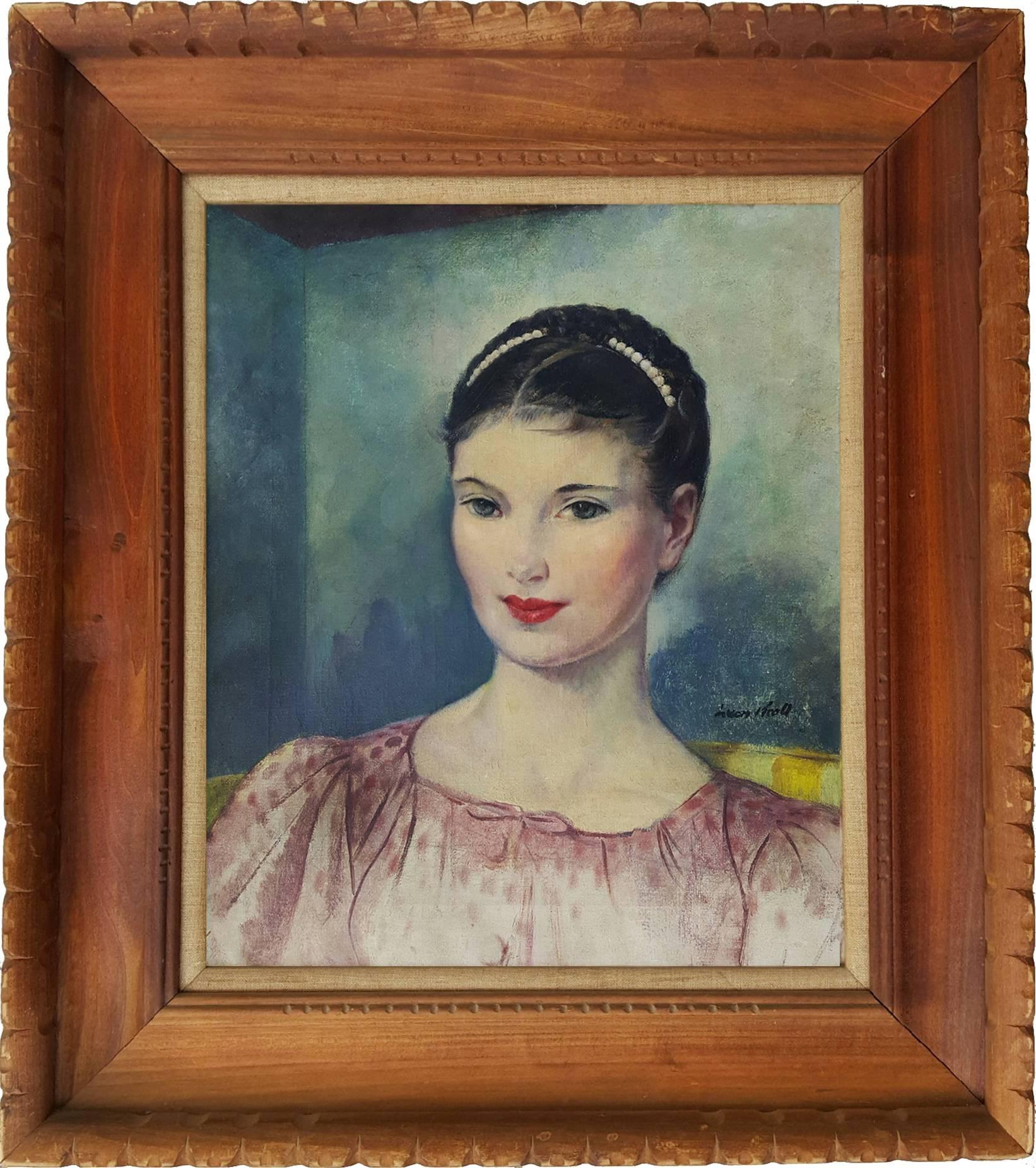Portrait of Theresa Rogers - Painting by Leon Kroll