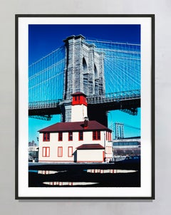 Brooklyn Bridge With Manhattan Bridge In The Background, Fine Art Color Print