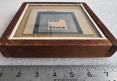 Ed Ruscha like Word Art done before Ed Ruscha - Dove Over Dover