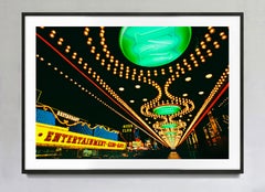 Vintage Fremont Street Abstract Photography, Signed 3/15, 29 x 43 Print