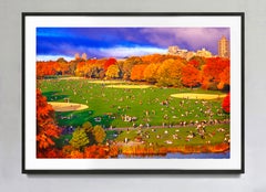 Central Park The Great Lawn in Autumn, Signed 3/15 Color Photograph