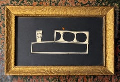 Collage, Original Artwork done at the Dawn of Minimalism. Black Mountain College