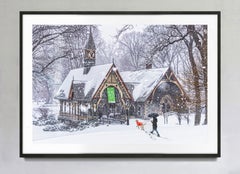 „Schneesturm im Central Park“, The Dairy. Kunstdruck Hahnemuhle Papier Baryta