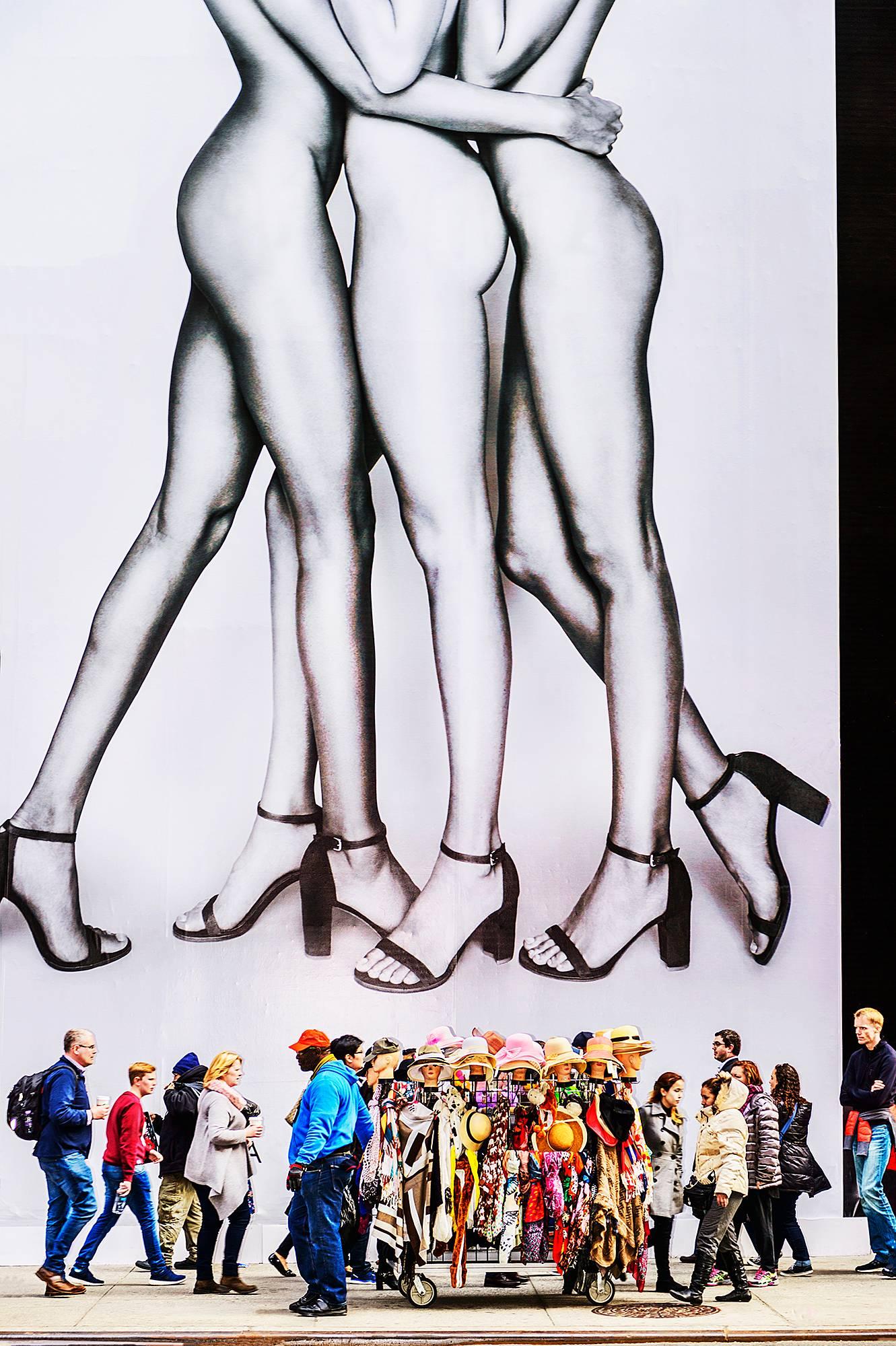 Mitchell Funk Color Photograph - Legs on Fifth Avenue