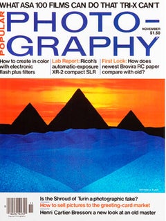 Surreale LandScape fotografa quattro piramidi, copertina di Popular Photography Magazin