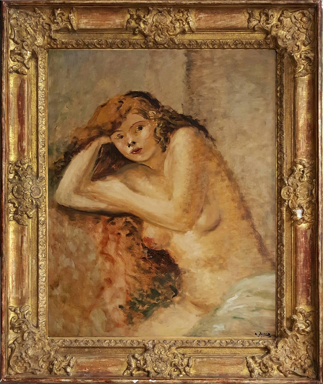 André Derain Nude Painting - Le Modele Roux -  Nu blond 