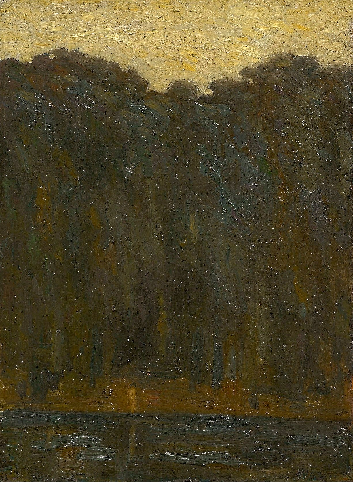 Mill Valley (Marin County, California), 1911 - Painting by Gottardo Fidele Ponziano Piazzoni