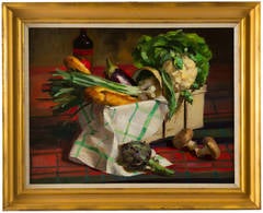 A Still Life with Vegetables and Mushrooms