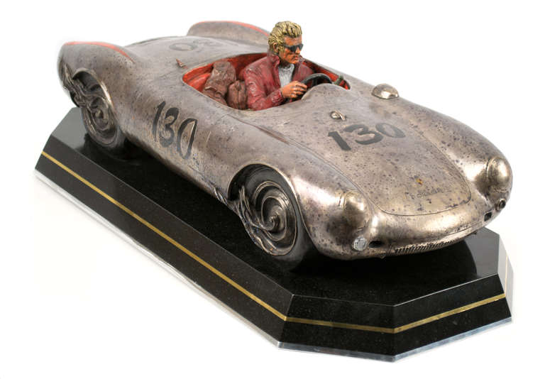 The artist Stanley Wanlass (b. 1941) is known both for his monumental sculptures (e.g. Lewis & Clark Historical Monument) and for his automotive sculptures, which are found in many public collections. Wanlass was a friend of George Barris, who