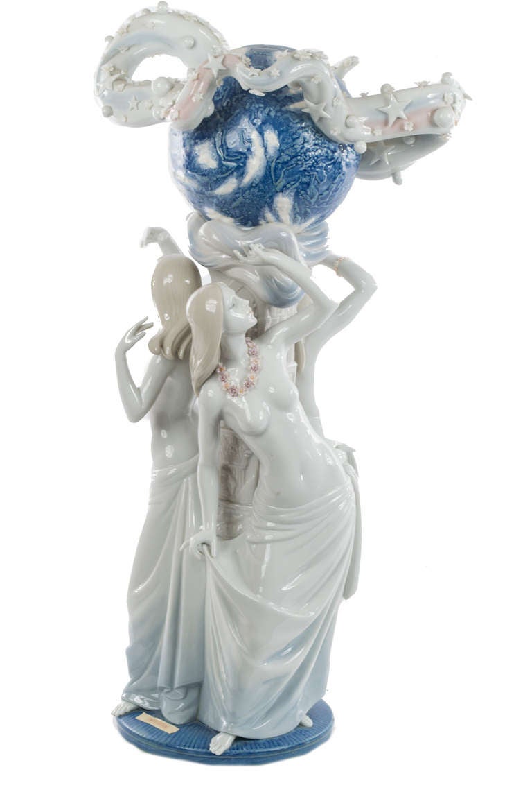 Lladro Figurative Sculpture - Lladró Porcelain Sculpture of "Mother Earth"