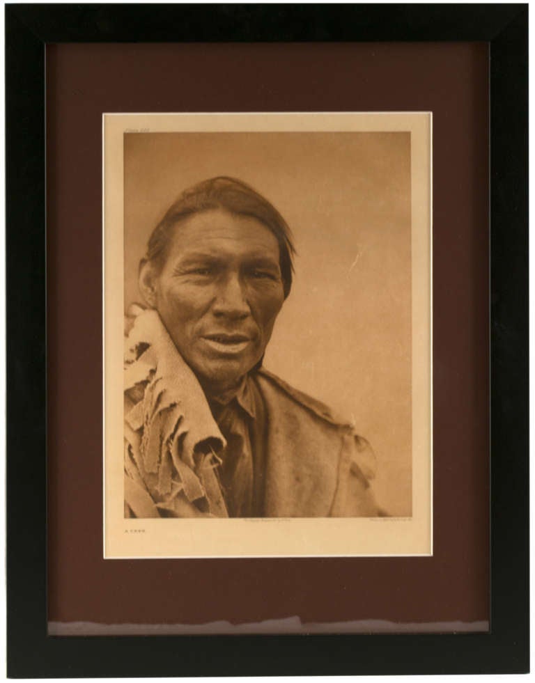 Edward Sheriff Curtis Portrait Photograph - A Cree Indian
