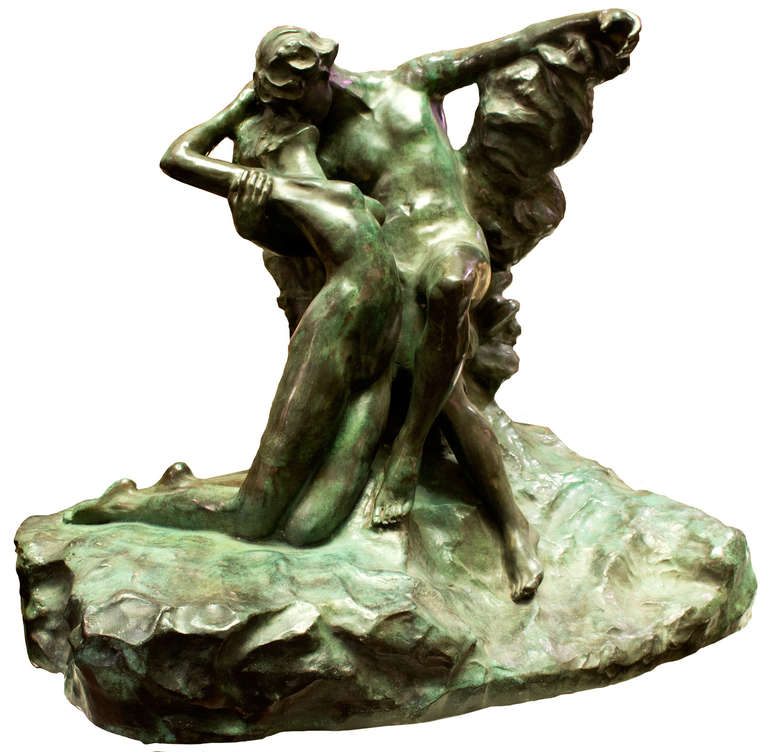 Auguste Rodin Figurative Sculpture - L'Eternal Printemps (Eternal Springtime)