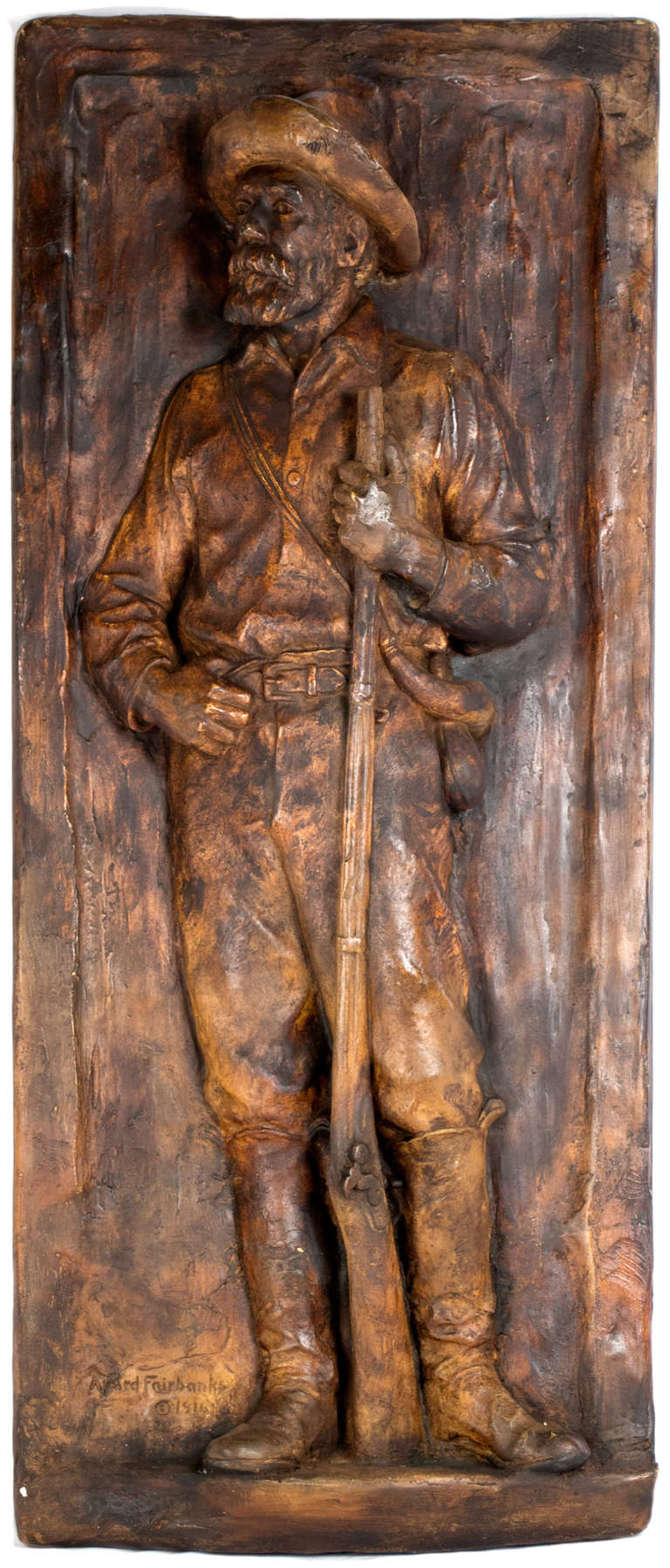 Avard Fairbanks Figurative Sculpture - A Mormon Pioneer