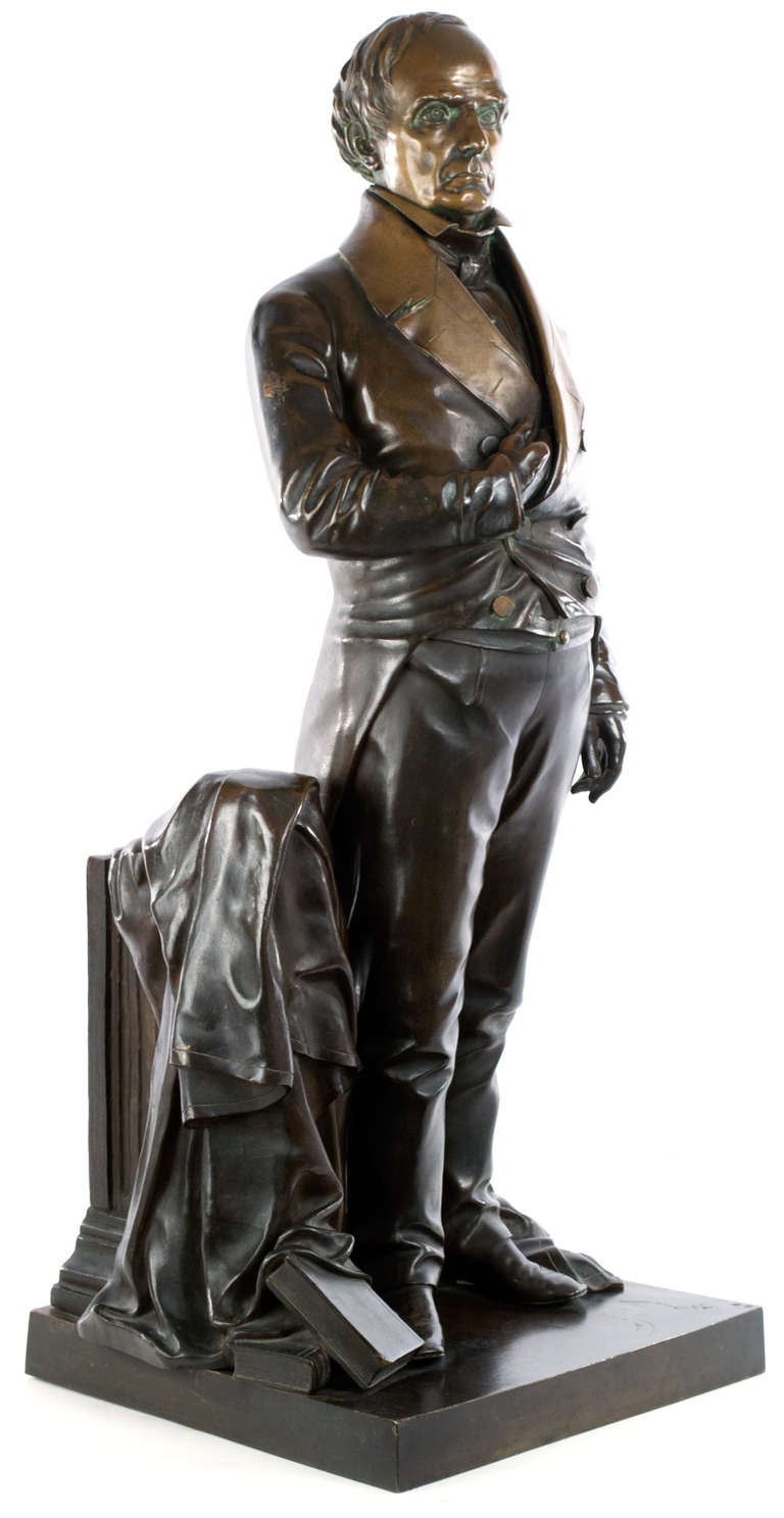 Daniel Webster - Sculpture by Thomas Morin
