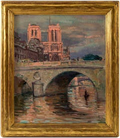 A View of Notre Dame and Ponte Neuf