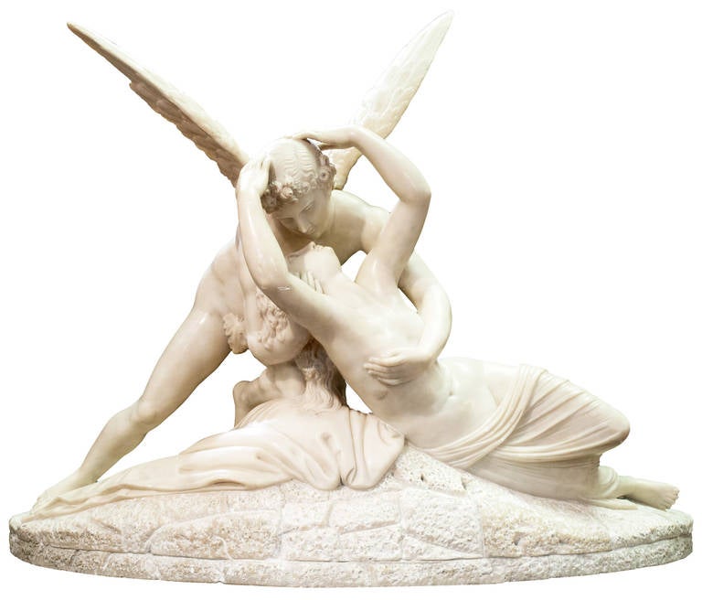 Antonio Canova Figurative Sculpture - Cupid and Psyche