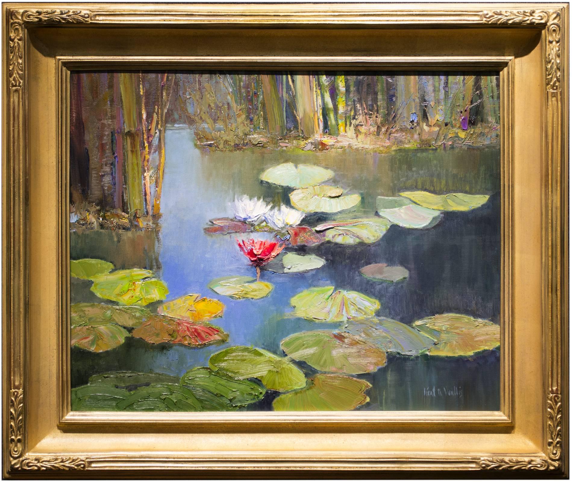 Kent Wallis Landscape Painting - Water Lillies
