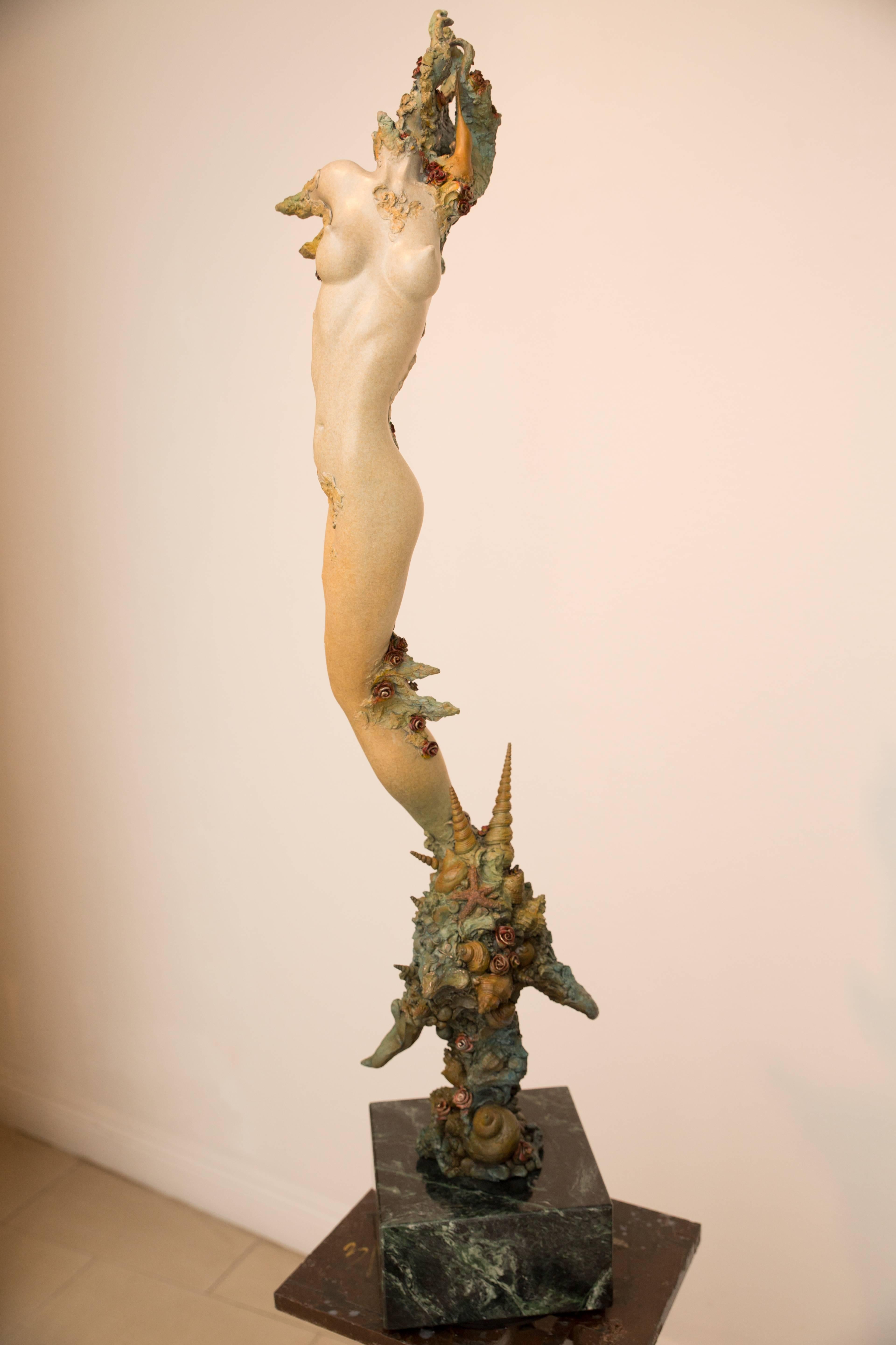 From Sea to Sky - Sculpture by Kira