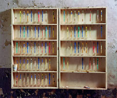 Used Patient Toothbrushes, Hudson River State Hospital