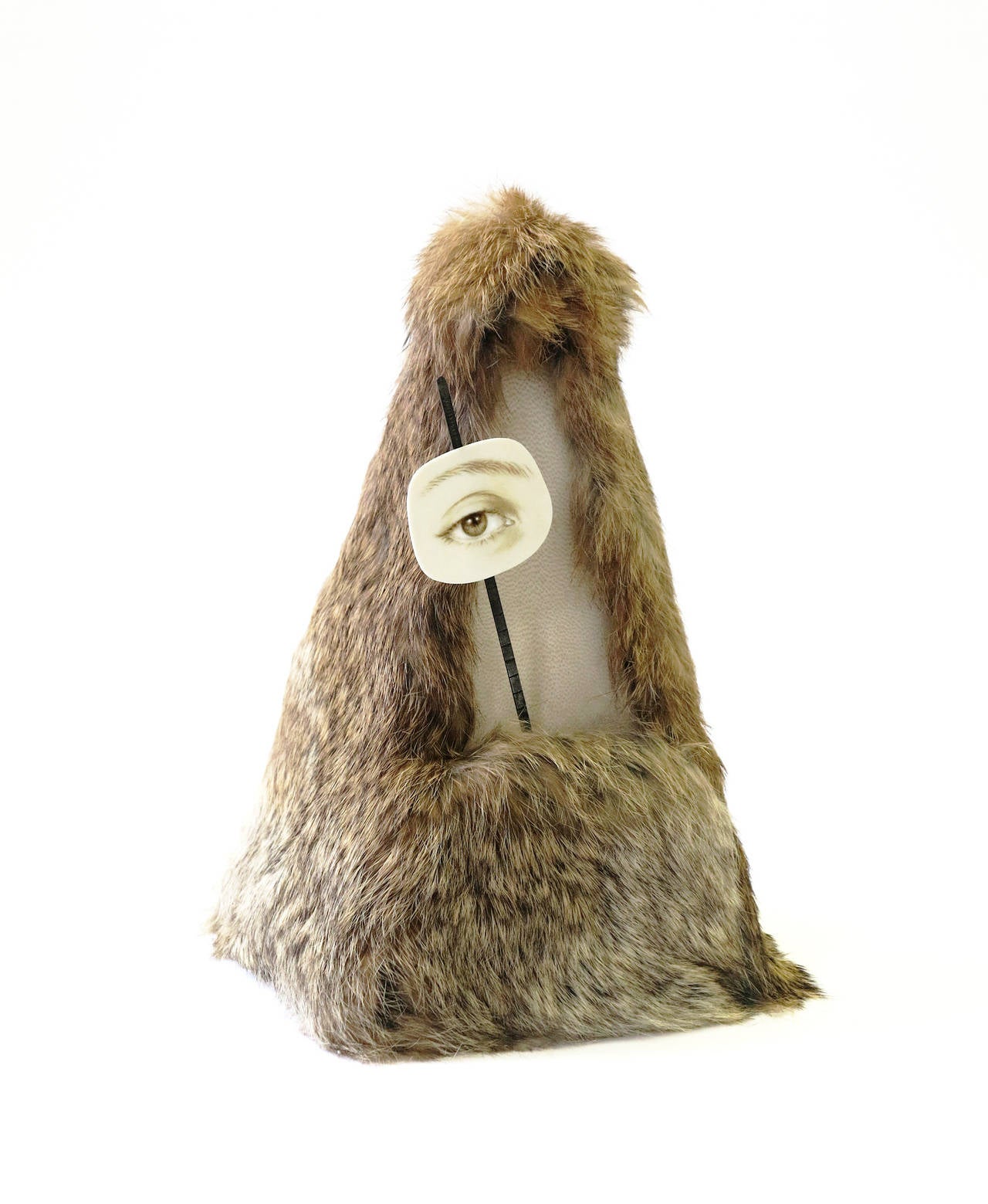 Breakfast in Fur, Variable Tempo II (after Meret Oppenheim & Man Ray) - Sculpture by Tabitha Vevers