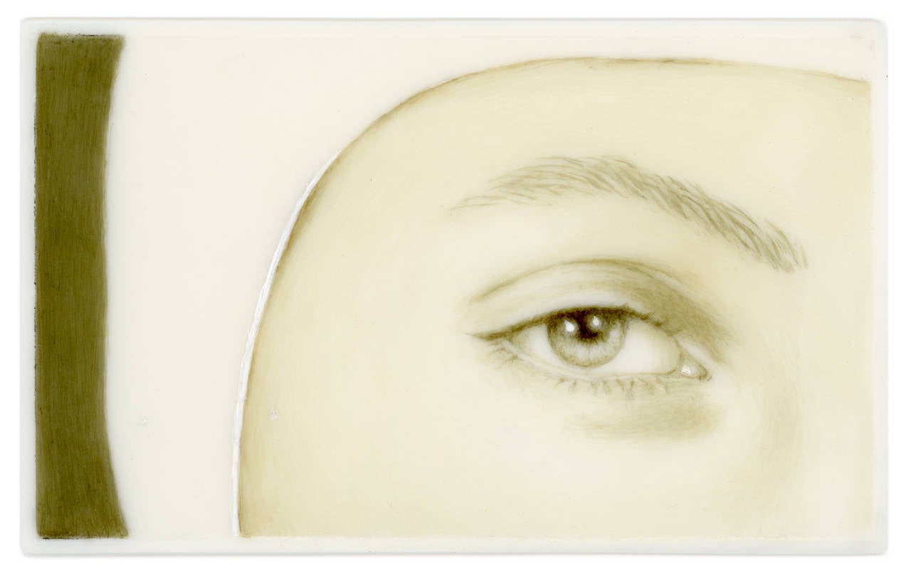 Lo sguardo dell'amante III: Meret (dopo Man Ray) - Painting di Tabitha Vevers