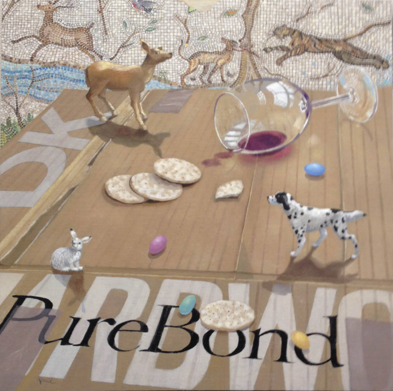 Pure Bond - Painting by Barbara Kassel