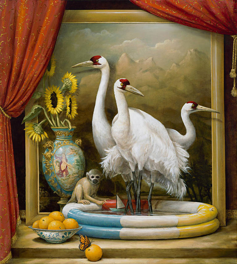 Kevin Sloan Animal Painting - The Preserve